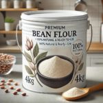 Bean Flour in Paint Bucket