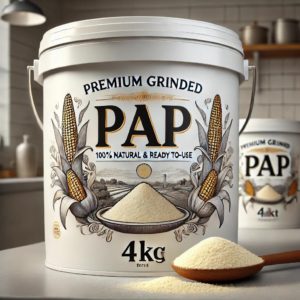 Grinded Pap (Akamu) Powder paint bucket
